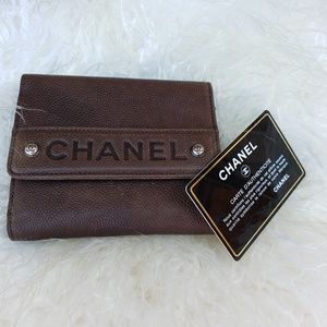 Chanel "CC" Caviar Bifold Wallet